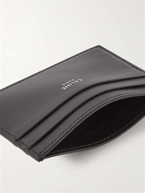 celine homme leather wallet.